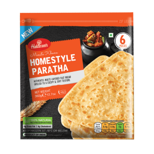 Haldirams Home Style Plain Paratha  6pcs 360g