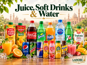 Juice, Soft Drinks & Water